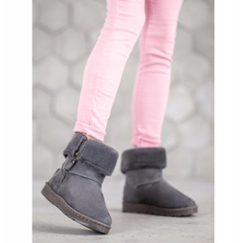 Bona Mukluki avec tige enroulée gris 2