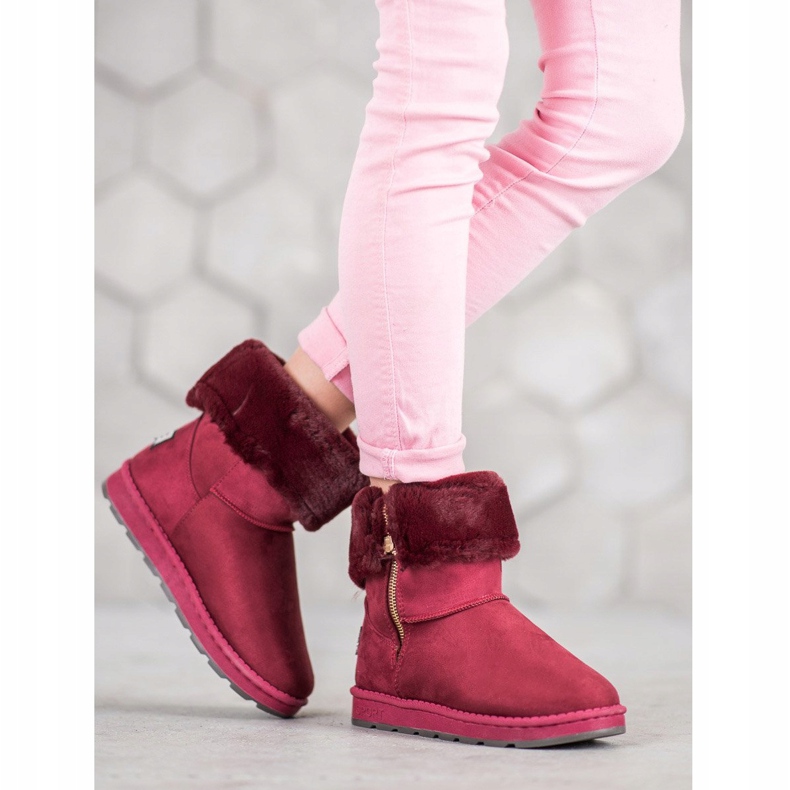 Bona Mukluki avec tige enroulée rouge multicolore 1