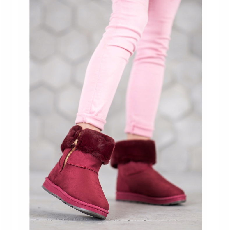 Bona Mukluki avec tige enroulée rouge multicolore 2