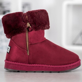 Bona Mukluki avec tige enroulée rouge multicolore 3