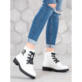 Sergio Leone Bottes avec application blanc 1