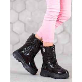 SHELOVET Bottes d'hiver chaudes le noir 1 SHELOVET Bottes d'hiver chaudes le noir 1