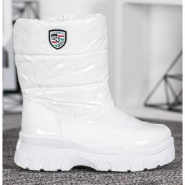 SHELOVET Bottes d'hiver chaudes blanc 1