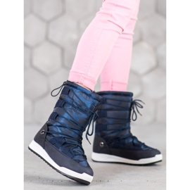 Small Swan Bottes de neige Moro bleu 1