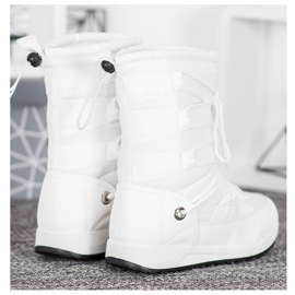 Small Swan Bottes de neige Moro blanc 1