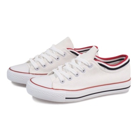 Baskets crème B82-4 multicolore 3