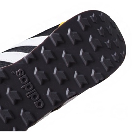 Chaussures Adidas V Racer 2.0 M EG9913 blanche le noir jaune 6