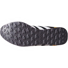 Chaussures Adidas V Racer 2.0 M EG9913 blanche le noir jaune 7