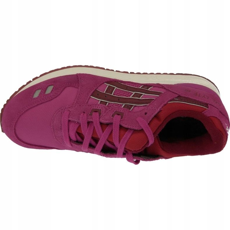 Asics Gel Lyte Iii W H483N-2526 rouge multicolore 2 Asics Gel Lyte Iii W H483N-2526 rouge multicolore 2