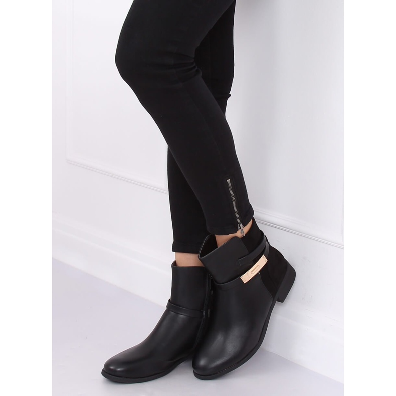 Bottes noires pour femmes noires VQ6-5 Noir le noir 1