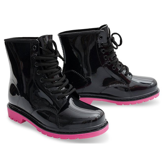 Galoches Glany Trapery Mdx NOIR / ROSE 1