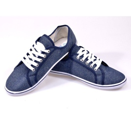 Baskets en denim bleu G1 1