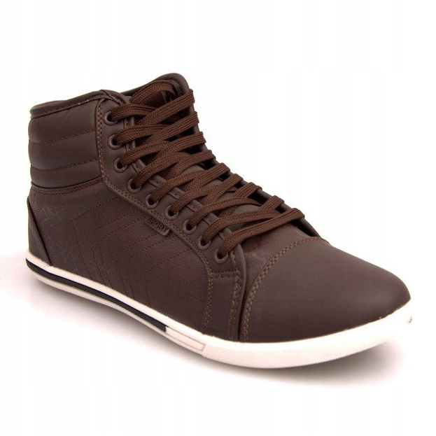 Baskets Hautes à la Mode 012M Marron brun 1 Baskets Hautes à la Mode 012M Marron brun 1