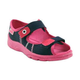 Chaussures pour enfants Befado 969Y105 bleu marine rose 1