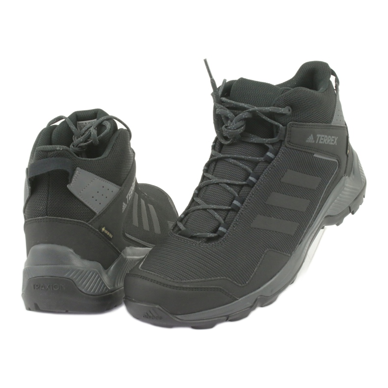 Chaussures Adidas Terrex Eastrail Mid Gtx M F36760 noir gris 4