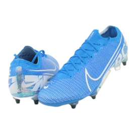 Nike Mercurial Vapor 13 Elite SG-Pro Ac M AT7899 414 chaussures de football bleu 4 Nike Mercurial Vapor 13 Elite SG-Pro Ac M AT7899 414 chaussures de football bleu 4