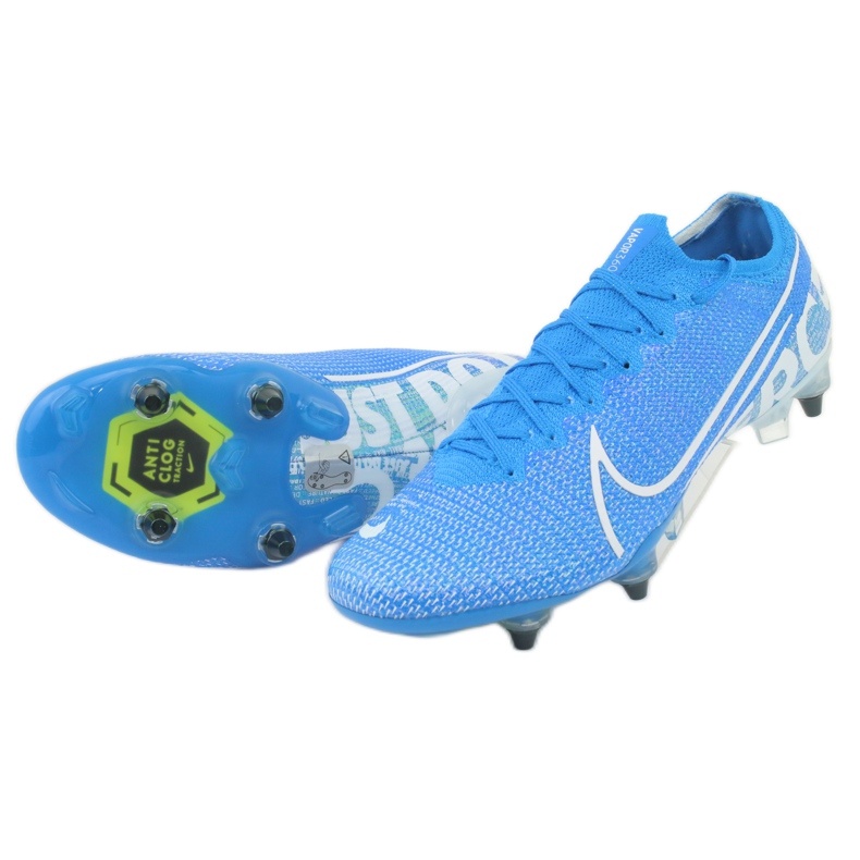 Nike Mercurial Vapor 13 Elite SG-Pro Ac M AT7899 414 chaussures de football bleu 5 Nike Mercurial Vapor 13 Elite SG-Pro Ac M AT7899 414 chaussures de football bleu 5
