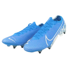 Nike Mercurial Vapor 13 Elite SG-Pro Ac M AT7899 414 chaussures de football bleu 3 Nike Mercurial Vapor 13 Elite SG-Pro Ac M AT7899 414 chaussures de football bleu 3