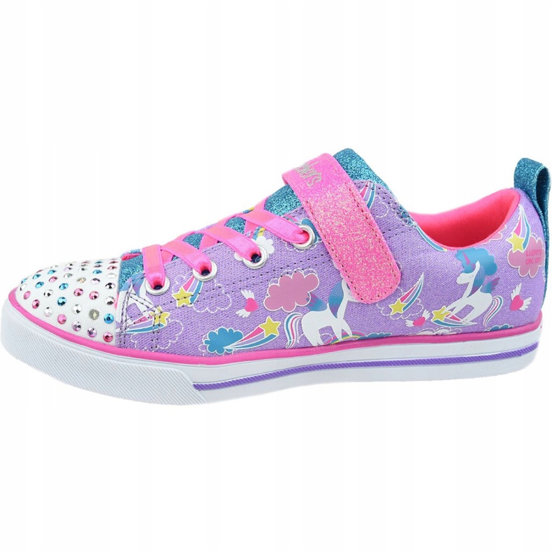 Chaussures Skechers Sparkle Lite Jr 20212L-LVMT violet 1