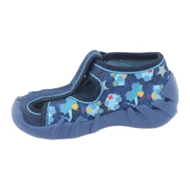 Sandales pour enfants Befado 190P090 bleu marine bleu 2