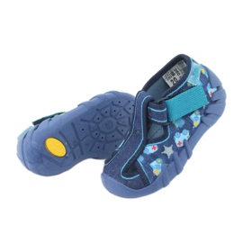 Sandales pour enfants Befado 190P090 bleu marine bleu 5