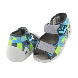 Chaussures enfant Befado jaune 250P093 bleu gris multicolore 5