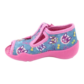 Chaussures enfant Befado rose 213P113 bleu 2