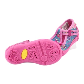 Chaussures enfant Befado rose 213P113 bleu 5