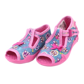 Chaussures enfant Befado rose 213P113 bleu 3