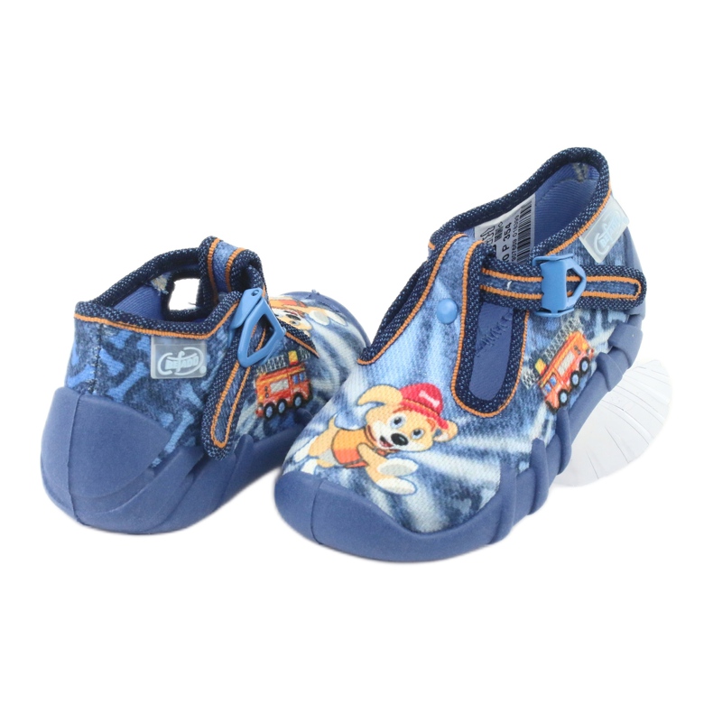 Chaussures enfant Befado 110P354 rouge bleu orange 4