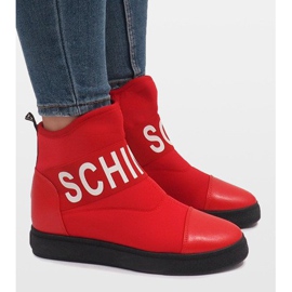 Bottes en mousse isolante rouge XY-38 1