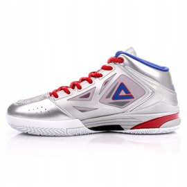 Chaussure de basket-ball Peak TP9 Quickness 2 E33323A M 62266-62270 gris argent 1