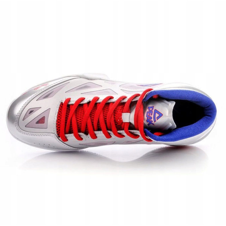 Chaussure de basket-ball Peak TP9 Quickness 2 E33323A M 62266-62270 gris argent 2