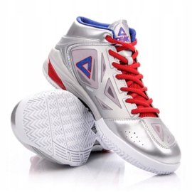 Chaussure de basket-ball Peak TP9 Quickness 2 E33323A M 62266-62270 gris argent 3