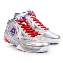 Chaussure de basket-ball Peak TP9 Quickness 2 E33323A M 62266-62270 gris argent 4