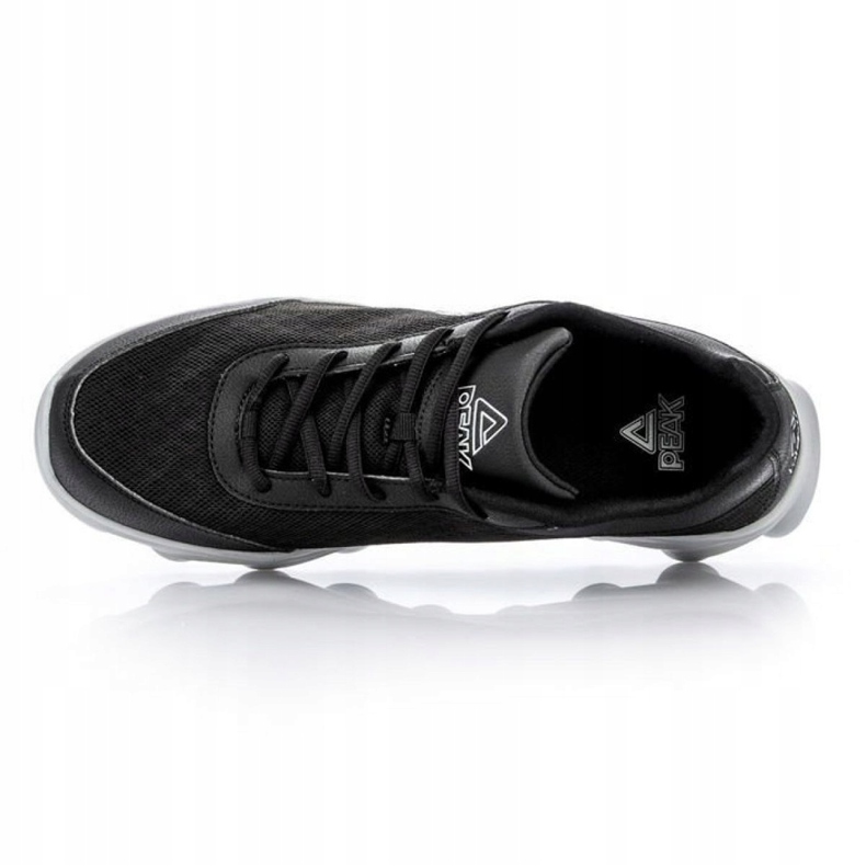 Chaussures de course Peak E43447H M 61297-61300 le noir gris 2