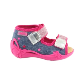 Chaussures pour enfants Befado 242P084 rose bleu marin 1
