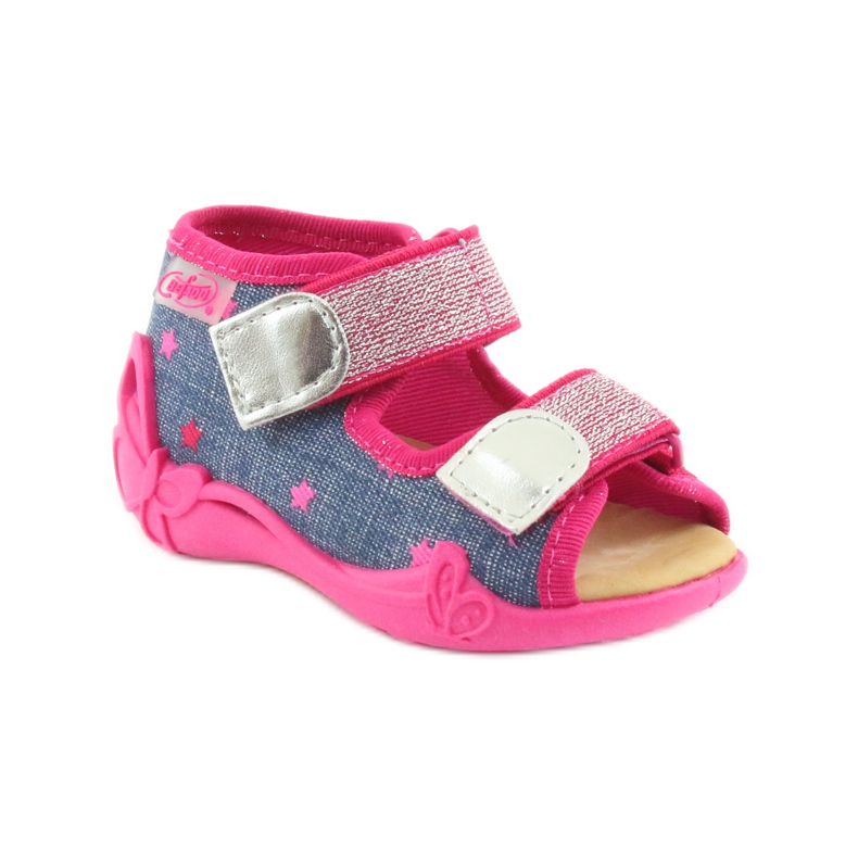 Chaussures pour enfants Befado 242P084 rose bleu marin 2