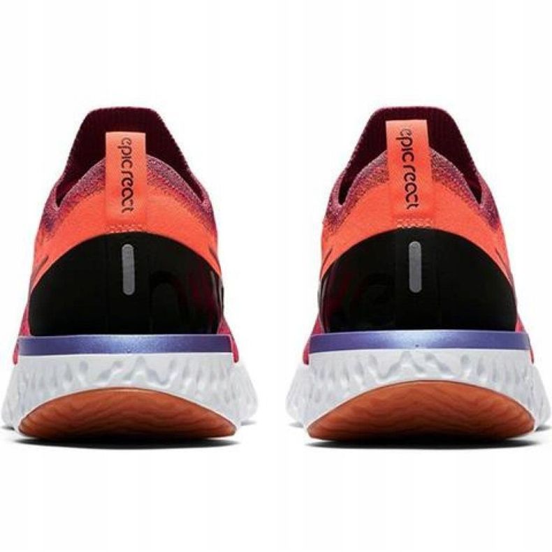 Nike Epic React Flyknit W AQ0070 601 chaussures de course rouge 2