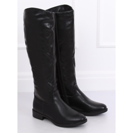 Bottes noires pour femmes A-6 Noir le noir vert 2