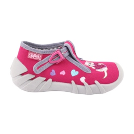 Chaussures enfant Befado 110P335 rose gris 1 Chaussures enfant Befado 110P335 rose gris 1