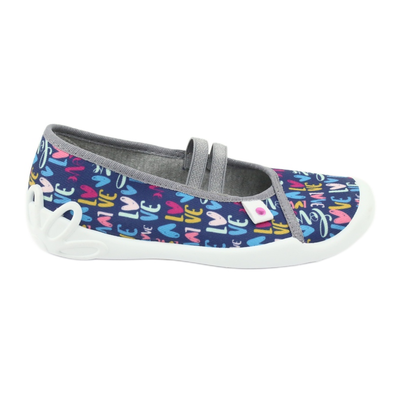 Chaussures pour enfants Befado 116Y260 bleu marine rose multicolore 1