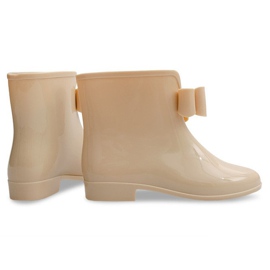 Bottines Wellington à nœud 502A Beige 2 Bottines Wellington à nœud 502A Beige 2