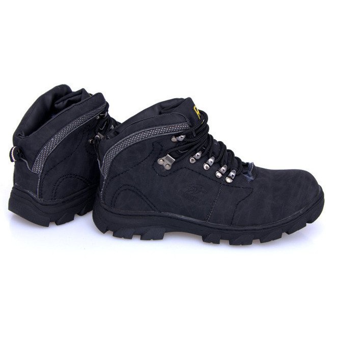 Bottes Chaudes Trekking Avec Fourrure A58 Noir 1