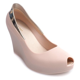 Compensée Ouverte Meliski S22 Beige 1