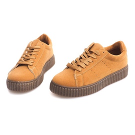 Bottes Creepers sur la plate-forme T5020 Camel brun 3