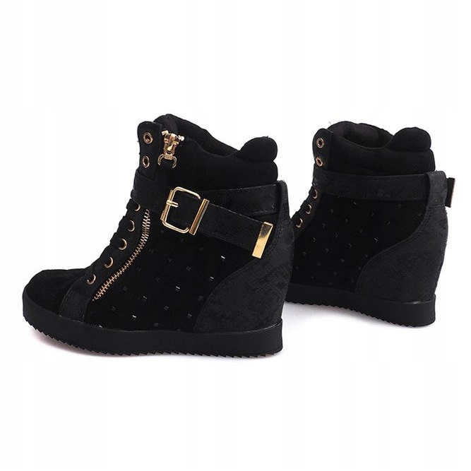 Baskets Compensées 6227-Y Noir le noir 1