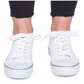 Baskets ajourées beiges Impress blanc 1