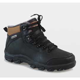 Bottes de neige isolées noires A1833-1 le noir 1