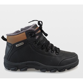 Bottes de neige isolées noires A1833-1 le noir 2